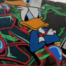 Donald Duck graffiti